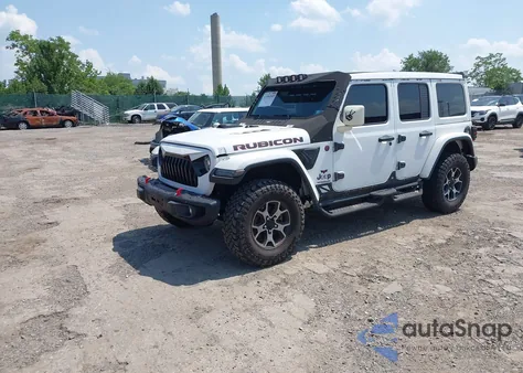 2021 Jeep Wrangler Unlimited Rubicon 4X4 из США, поврежденный, VIN 1C4HJXFN0MW648257